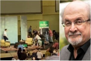 Salman Rushdie on Ventilator: कई घंटे तक चली सर्जरी के बाद वेंटिलेटर पर हैं लेखक सलमान रुश्दी, आंख गंवाने का खतरा, हमलावर ने किए थे 10 से 15 वार !