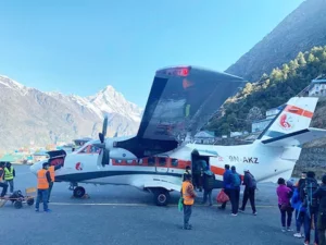 इंजन में तकनीकी गड़बड़ी के कारण नेपाल में 22 पैसेंजर वाले प्लेन की इमरजेंसी लैंडिंग